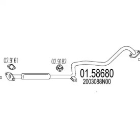 Амортизатор MTS 01.58680