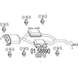 Амортизатор MTS 01.58890