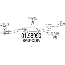 Амортизатор MTS 01.58990