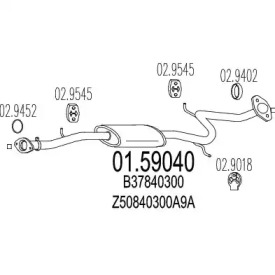 Амортизатор MTS 01.59040