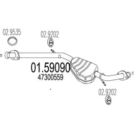 Амортизатор MTS 01.59090