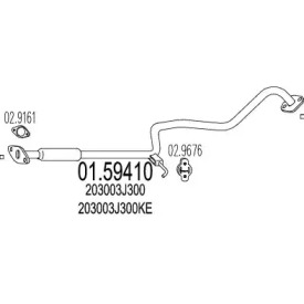 Амортизатор MTS 01.59410