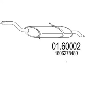 Амортизатор MTS 01.60002