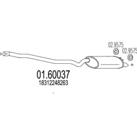 Амортизатор MTS 01.60037