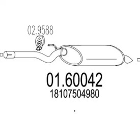 Амортизатор MTS 01.60042