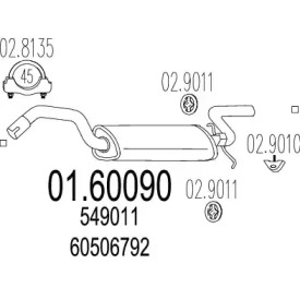 Амортизатор MTS 01.60090