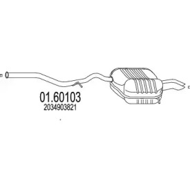 Амортизатор MTS 01.60103