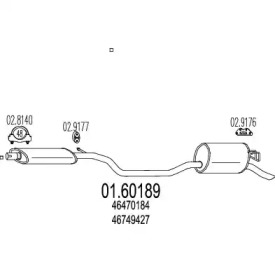 Амортизатор MTS 01.60189