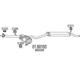 Амортизатор MTS 01.60193