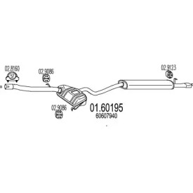 Амортизатор MTS 01.60195