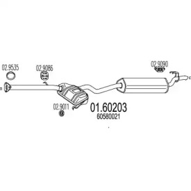 Амортизатор MTS 01.60203