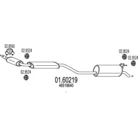 Амортизатор MTS 01.60219