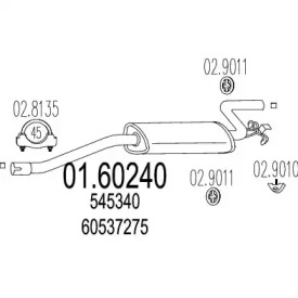 Амортизатор MTS 01.60240