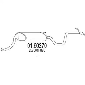 Амортизатор MTS 01.60270