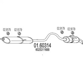 Амортизатор MTS 01.60314