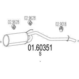 Амортизатор MTS 01.60351