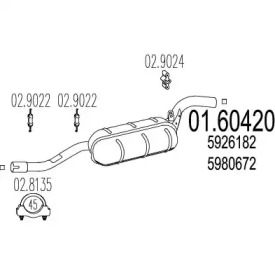 Амортизатор MTS 01.60420