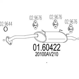 Амортизатор MTS 01.60422