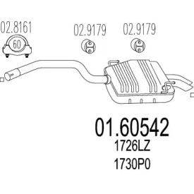 Амортизатор MTS 01.60542