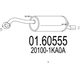 Амортизатор MTS 01.60555