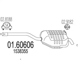 Амортизатор MTS 01.60606