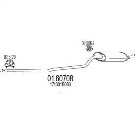 Амортизатор MTS 01.60708