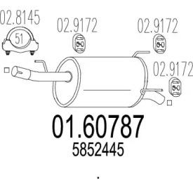 Амортизатор MTS 01.60787