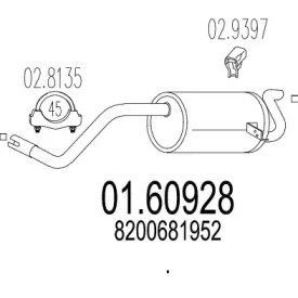 Амортизатор MTS 01.60928