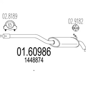 Амортизатор MTS 01.60986