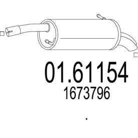 Амортизатор MTS 01.61154