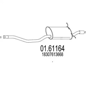 Амортизатор MTS 01.61164