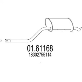 Амортизатор MTS 01.61168