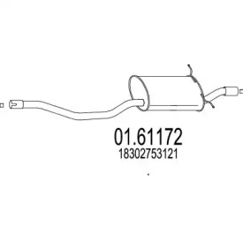 Амортизатор MTS 01.61172