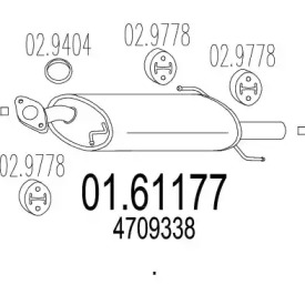 Амортизатор MTS 01.61177