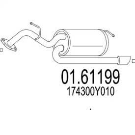 Амортизатор MTS 01.61199