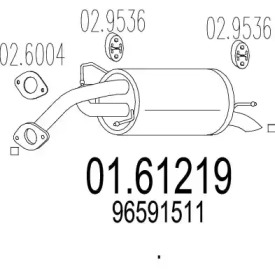 Амортизатор MTS 01.61219