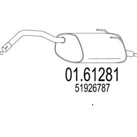 Амортизатор MTS 01.61281