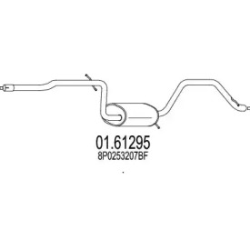 Амортизатор MTS 01.61295