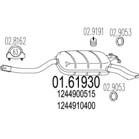 Амортизатор MTS 01.61930