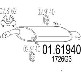 Амортизатор MTS 01.61940