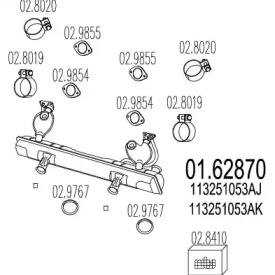 Амортизатор MTS 01.62870