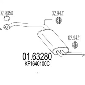 Амортизатор MTS 01.63280