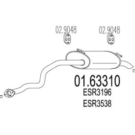 Амортизатор MTS 01.63310