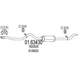 Амортизатор MTS 01.63430