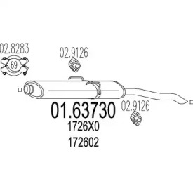 Амортизатор MTS 01.63730