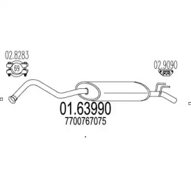 Амортизатор MTS 01.63990