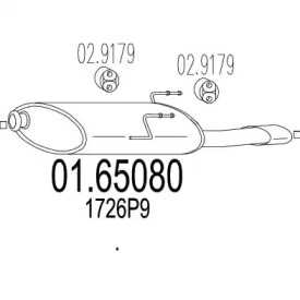 Амортизатор MTS 01.65080