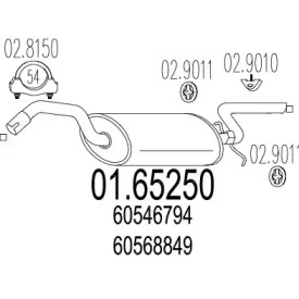 Амортизатор MTS 01.65250