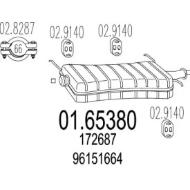 Амортизатор MTS 01.65380