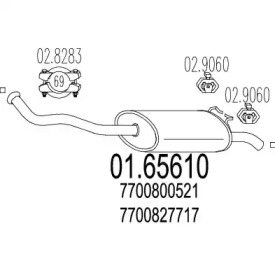 Амортизатор MTS 01.65610